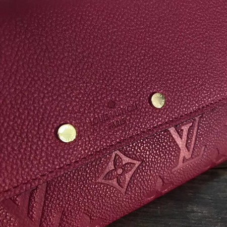 Louis Vuitton Outlet Pont Neuf Monogram Empreinte Wallet M61833 red