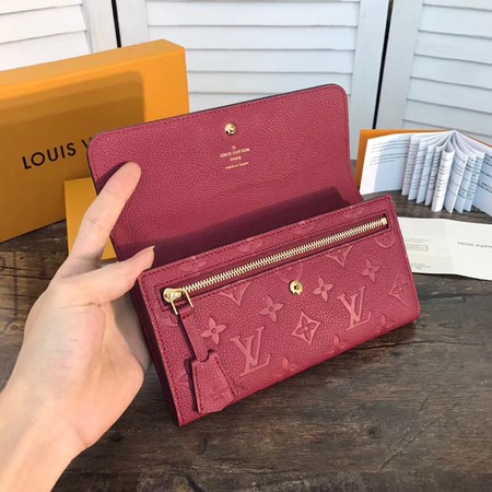 Louis Vuitton Outlet Pont Neuf Monogram Empreinte Wallet M61833 red