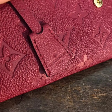 Louis Vuitton Outlet Pont Neuf Monogram Empreinte Wallet M61833 red