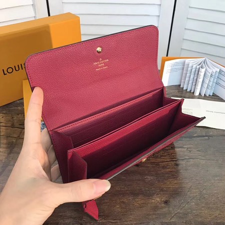 Louis Vuitton Outlet Pont Neuf Monogram Empreinte Wallet M61833 red