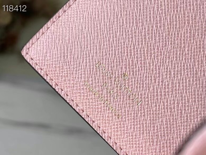 Louis Vuitton Outlet Monogram coated canvas JULIETTE WALLET N60381 pink