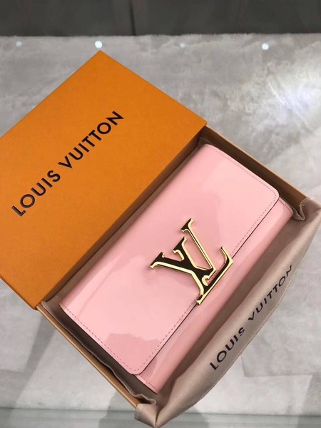 Louis Vuitton Outlet monogram vernis leather wallet M64550 light pink