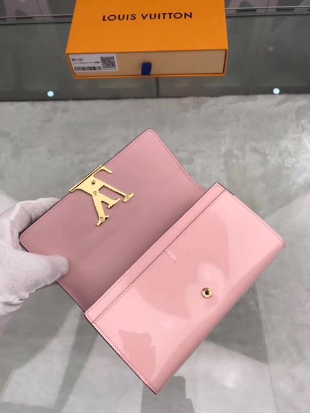 Louis Vuitton Outlet monogram vernis leather wallet M64550 light pink