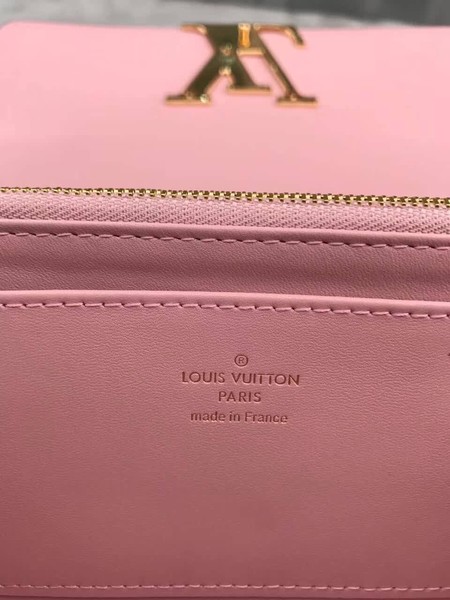 Louis Vuitton Outlet monogram vernis leather wallet M64550 light pink