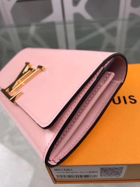 Louis Vuitton Outlet monogram vernis leather wallet M64550 light pink