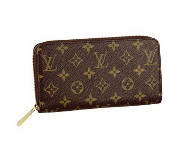 Louis Vuitton Outlet Monogram Canvas Zippy Wallet M60002