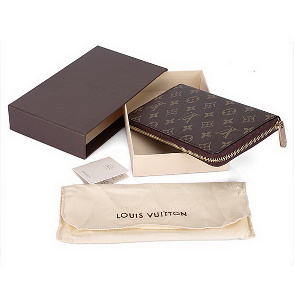 Louis Vuitton Outlet Monogram Canvas Zippy Wallet M60002