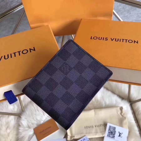 Louis Vuitton Outlet Damier Graphite Canvas Original leather Wallet M60895