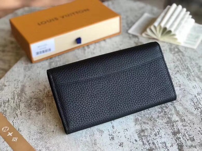 Louis Vuitton Outlet original CAPUCINES WALLET M62556 black