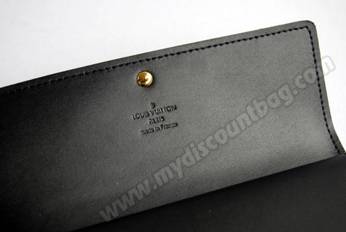 Louis Vuitton Outlet Wallet M93525 Monogram Vernis black