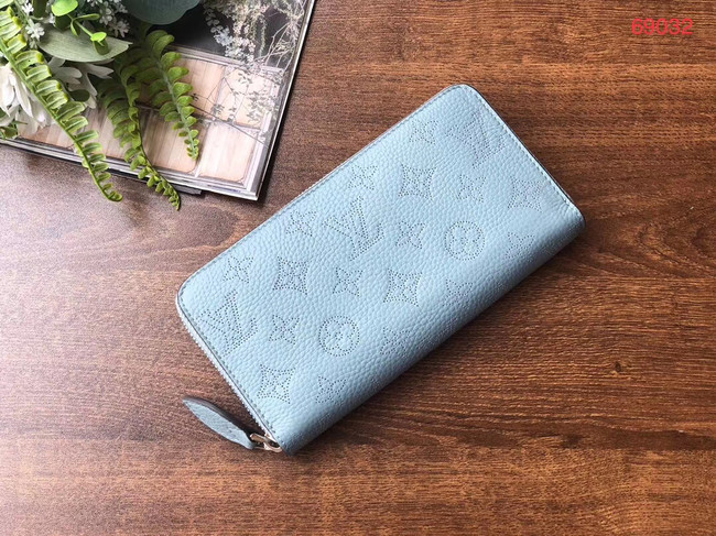 Louis Vuitton Outlet original Iris ZIPPY Wallet M69032 blue