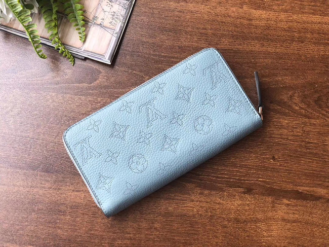 Louis Vuitton Outlet original Iris ZIPPY Wallet M69032 blue