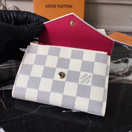 Louis Vuitton Outlet Damier Azur VICTORINE WALLET N64022 rose