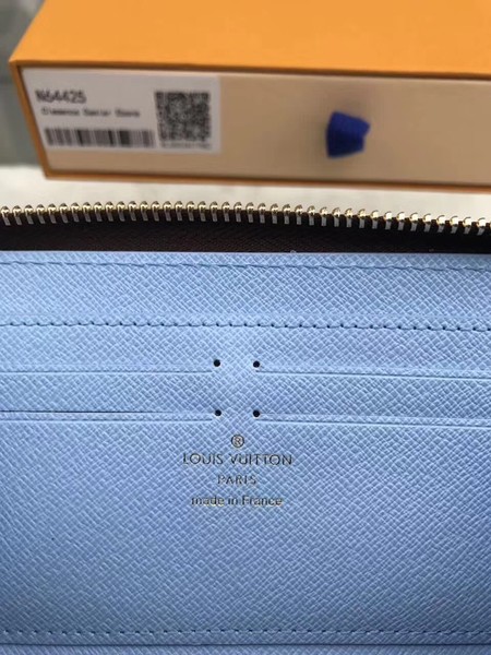 Louis Vuitton Outlet Monogram Canvas wallet N64425 blue