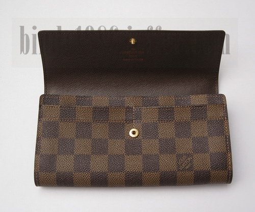 Louis Vuitton Outlet Damier wallet N61734 - brown