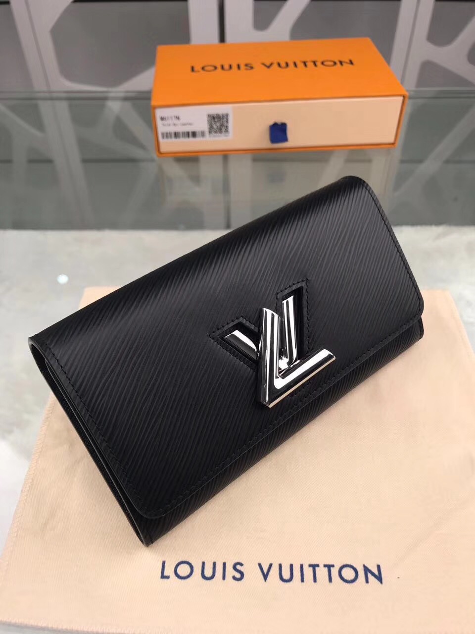 Louis Vuitton Outlet Epi Leather TWIST WALLET M61783 black