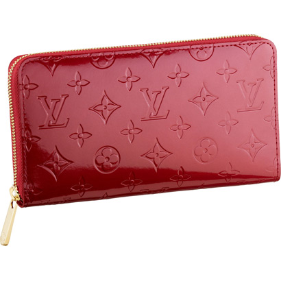 Louis Vuitton Outlet M93611 Monogram Vernis Zippy Organizer Pomme Damour