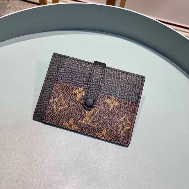 Louis Vuitton Outlet Monogram Canvas Card Holder M61730 Black