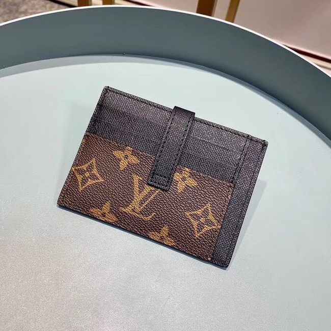 Louis Vuitton Outlet Monogram Canvas Card Holder M61730 Black