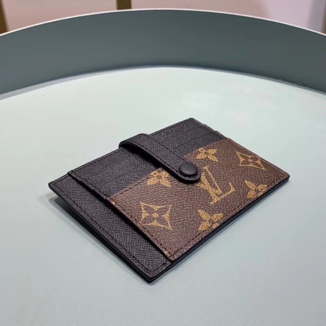 Louis Vuitton Outlet Monogram Canvas Card Holder M61730 Black