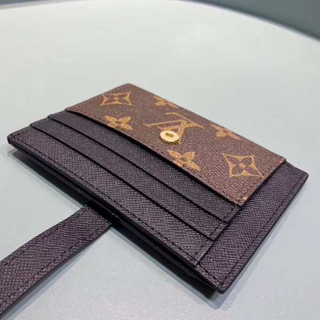 Louis Vuitton Outlet Monogram Canvas Card Holder M61730 Black