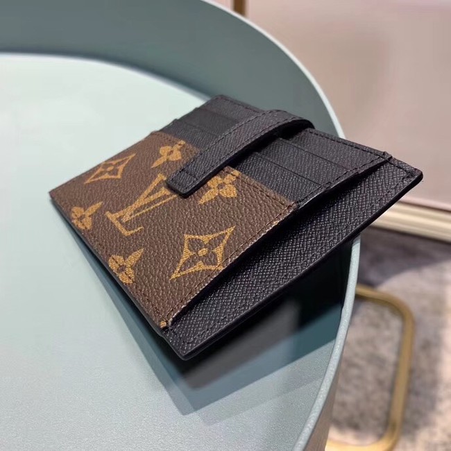 Louis Vuitton Outlet Monogram Canvas Card Holder M61730 Black