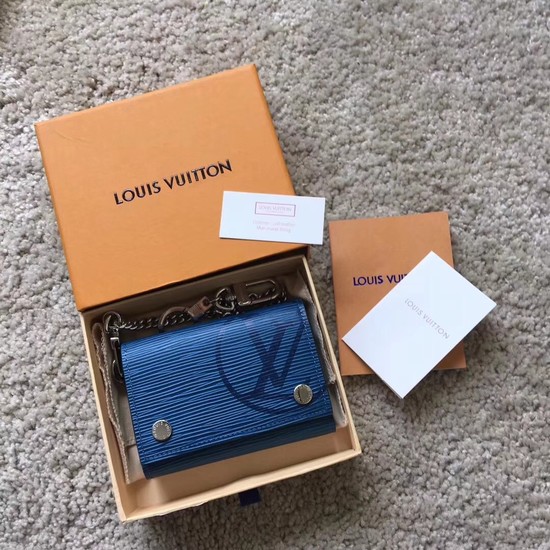 Louis Vuitton Outlet RIVETS CHAIN Wallet 63518 blue