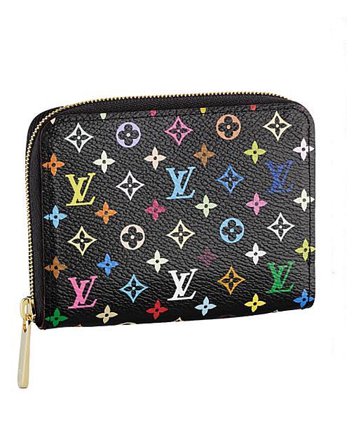 Louis Vuitton Outlet(Louis Vuitton Outlet)Monogram Multicolore Zippy Coin Purse -Black M