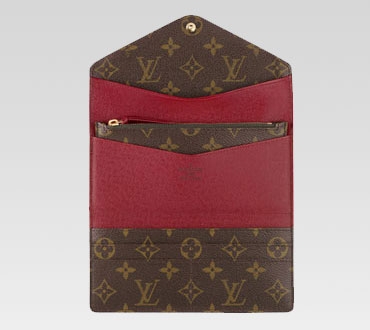 Louis Vuitton Outlet handbag monogram canvas josephine wallet m60139 (red)