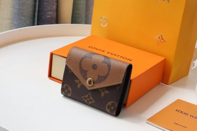 Louis Vuitton Outlet ZOE WALLET M80725 brown