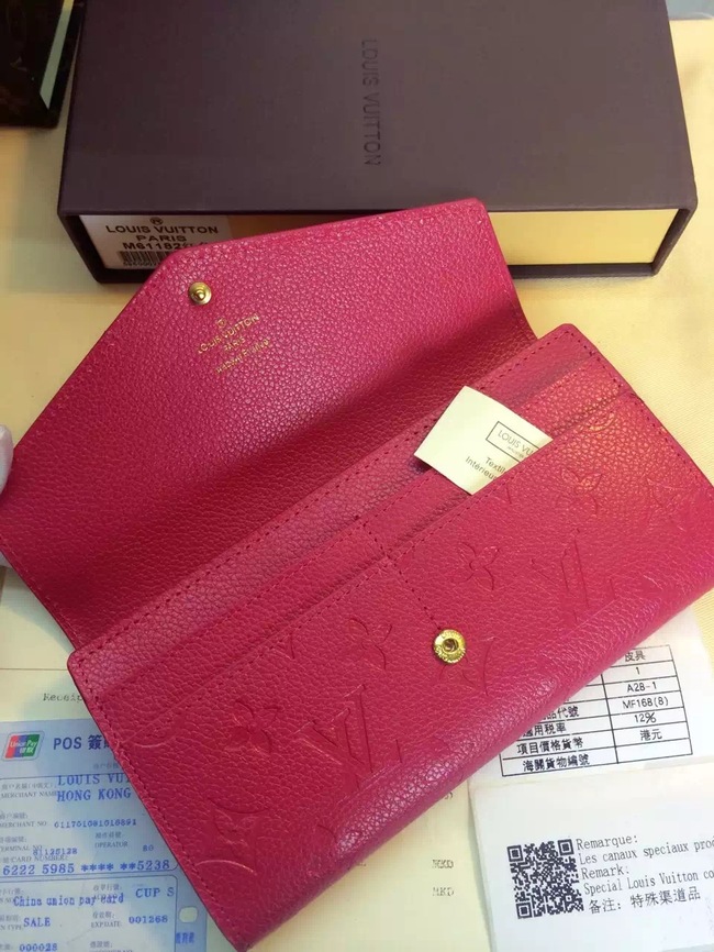 Louis Vuitton Outlet Monogram Empreinte Wallet M61182 Rose