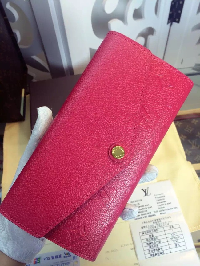 Louis Vuitton Outlet Monogram Empreinte Wallet M61182 Rose