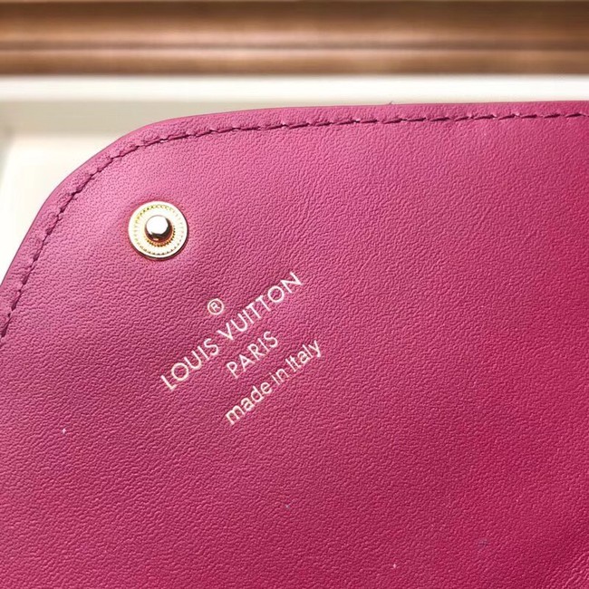 Louis Vuitton Outlet NEW WAVE LONG WALLET M63298 fuchsia