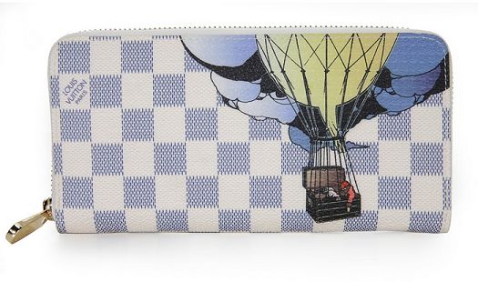 Louis Vuitton Outlet Damier Azur Canvas Zippy Wallet Illustre N63006