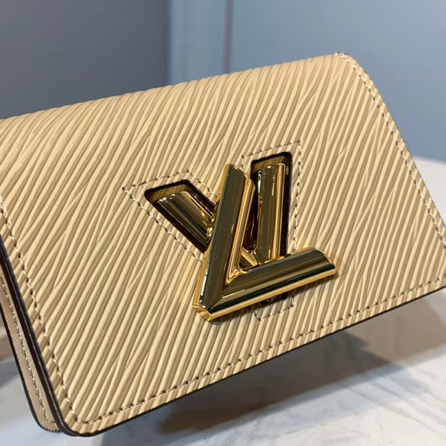 Louis Vuitton Outlet original TWIST MULTICARTES card holder M68681 beige