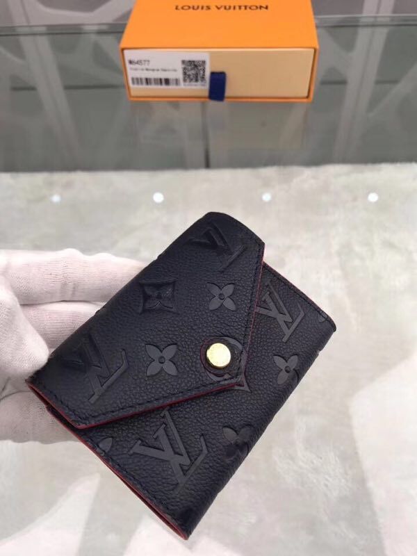 Louis Vuitton Outlet Original Monogram Empreinte Wallet M58439 Black