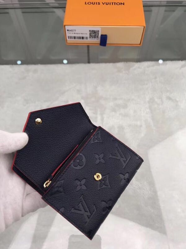 Louis Vuitton Outlet Original Monogram Empreinte Wallet M58439 Black