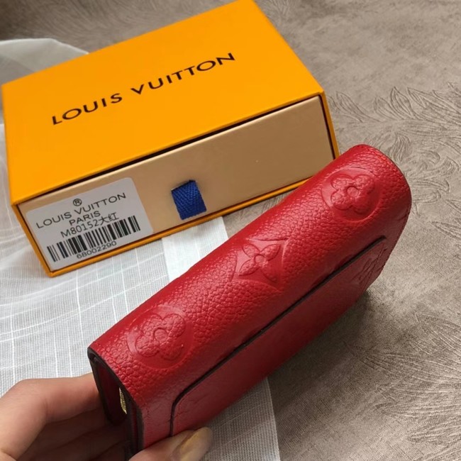 Louis Vuitton Outlet Original Monogram Empreinte CLEA WALLET M80152 red