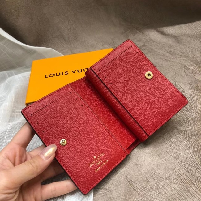 Louis Vuitton Outlet Original Monogram Empreinte CLEA WALLET M80152 red