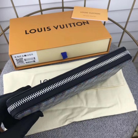 Louis Vuitton Outlet M68621 Zippy Wallet Damier Canvas Pop Blue