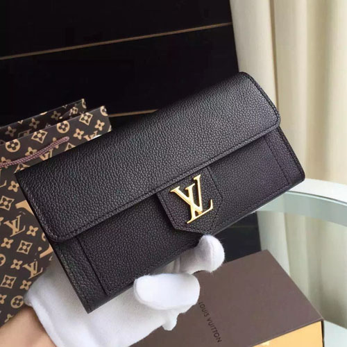 Louis Vuitton Outlet LockMe Wallet M60861 Noir