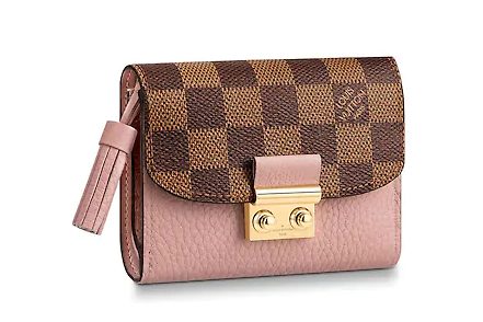 Louis Vuitton Outlet CROISETTE COMPACT WALLET N60208 pink