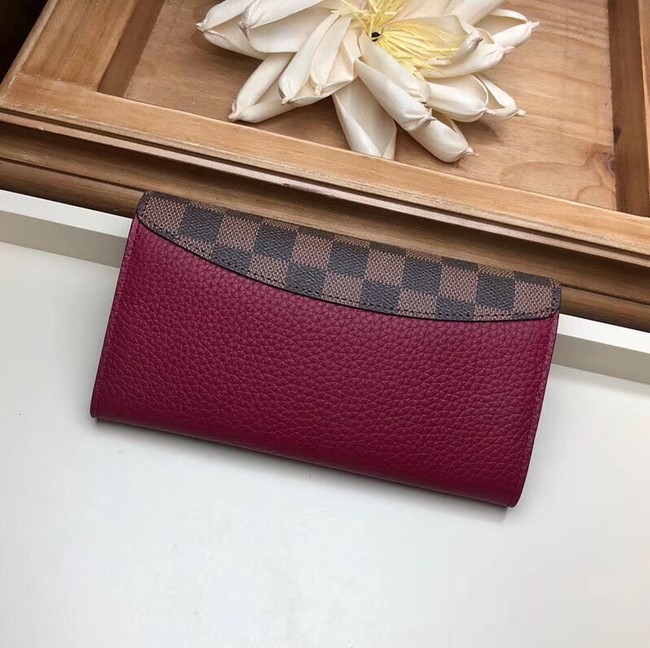 Louis Vuitton Outlet CROISETTE WALLET N60215 Lie De Vin