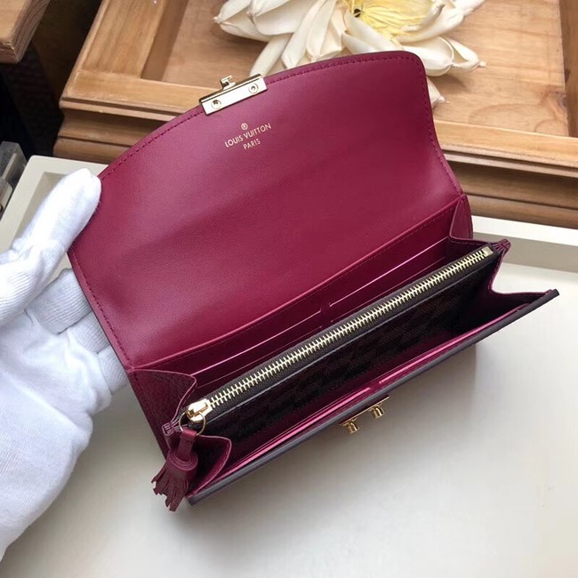 Louis Vuitton Outlet CROISETTE WALLET N60215 Lie De Vin