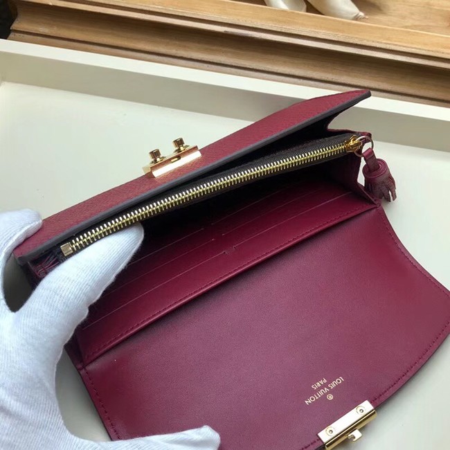 Louis Vuitton Outlet CROISETTE WALLET N60215 Lie De Vin