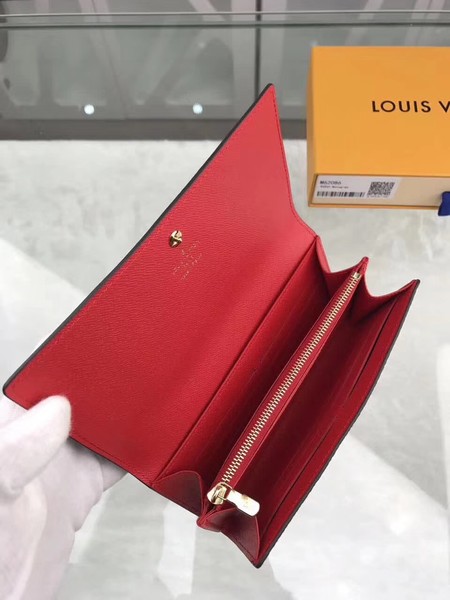 Louis Vuitton Outlet Monogram Canvas wallet 54426 red