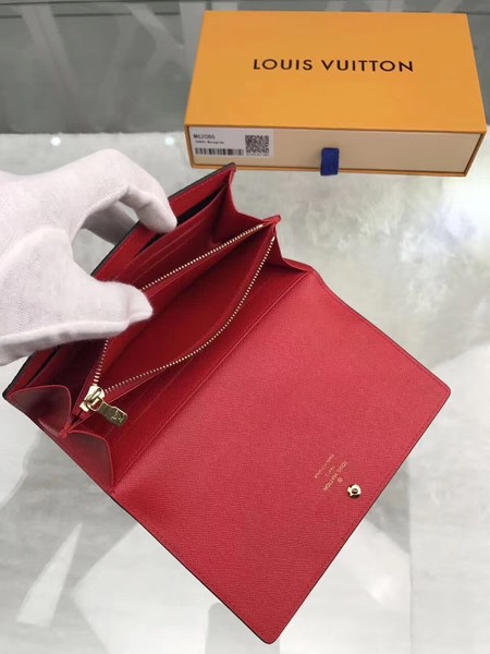 Louis Vuitton Outlet Monogram Canvas wallet 54426 red