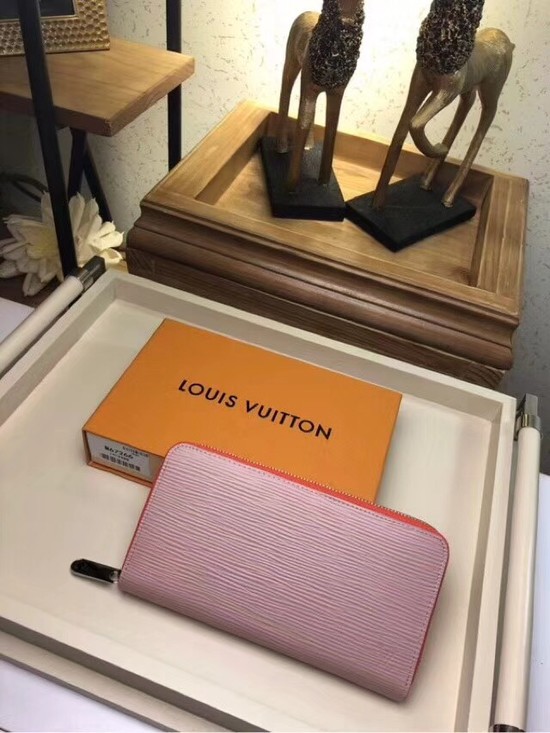 Louis Vuitton Outlet EPI leather Zippy Wallet 67267 pink