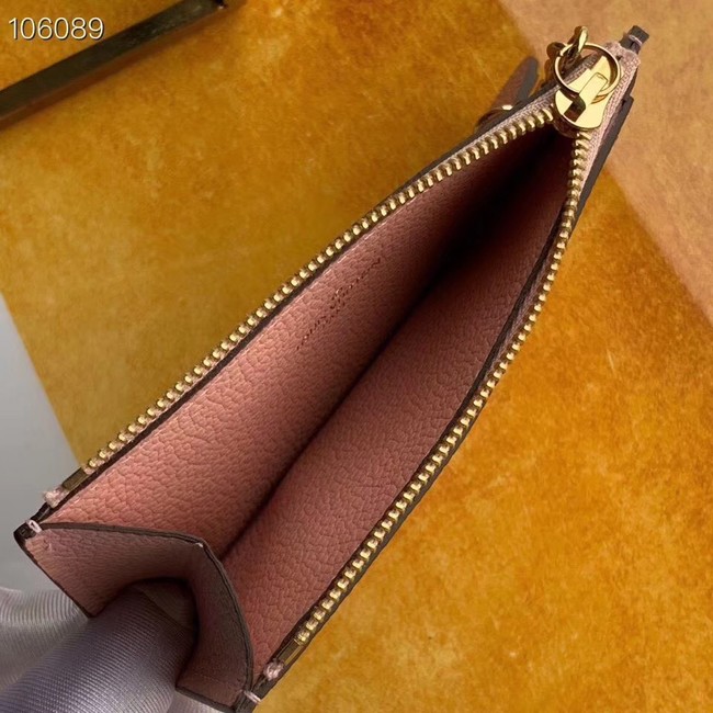 Louis Vuitton Outlet ZIPPED CARD HOLDER M68338 pink