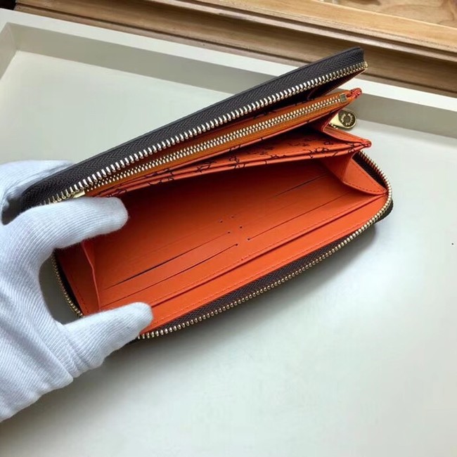 Louis Vuitton Outlet ZIPPY WALLET M63875 orange